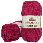 Пряжа Himalaya Dolphin Baby 80322 (вишня)