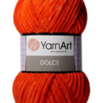 Пряжа Yarnart Dolce 748 (красный)