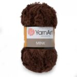 Пряжа YarnArt Mink 333 (коричневый)