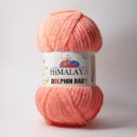 Пряжа Himalaya Dolphin Baby 80332 (ярко розовый)