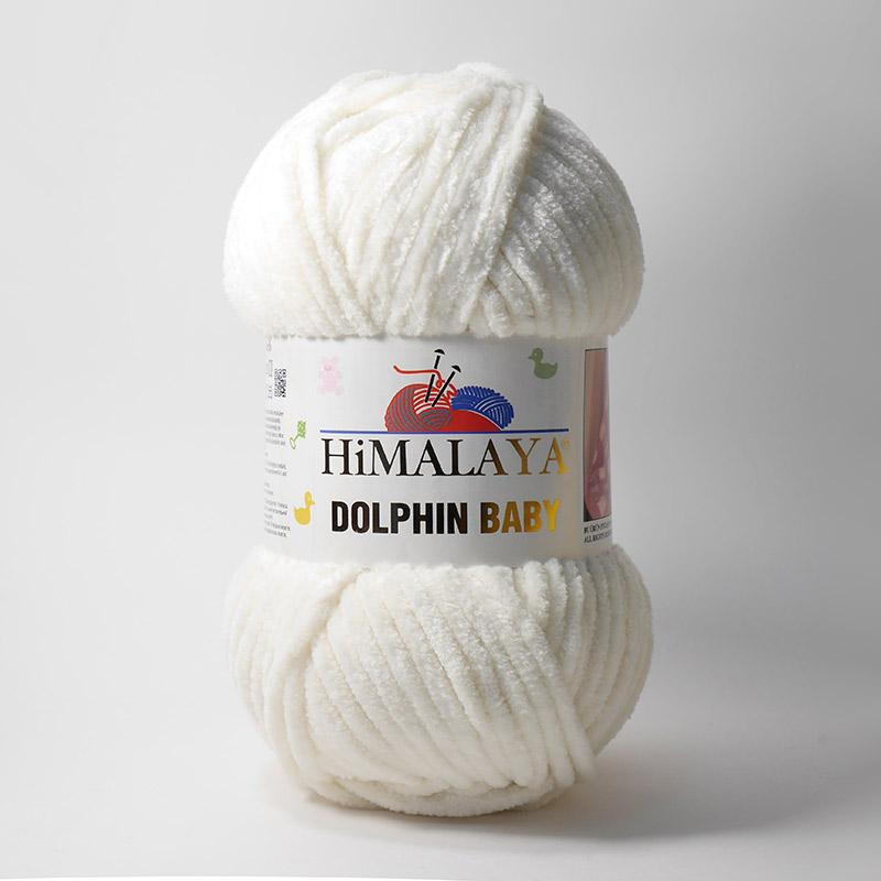 Пряжа Himalaya Dolphin Baby 80308 (молочный)