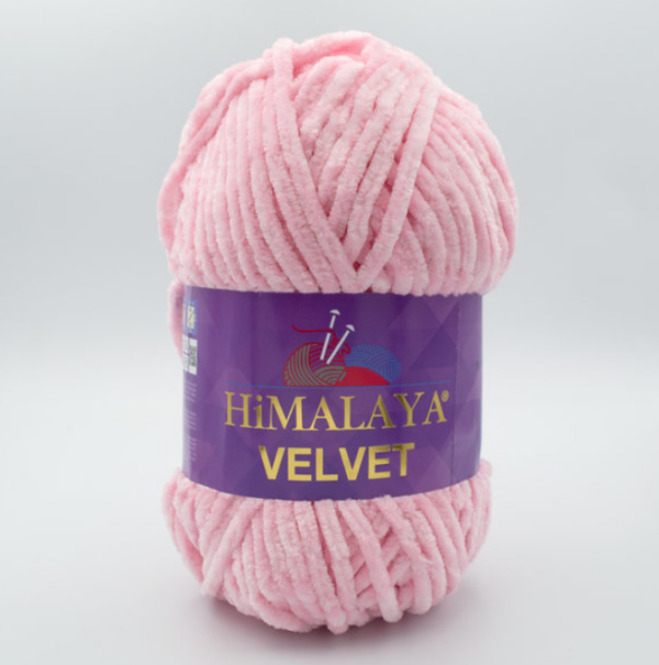 Пряжа Himalaya Velvet 90019 (розовый)