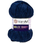 Пряжа YarnArt Dolce Baby 756 (темно-синий)