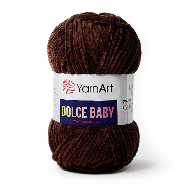 Пряжа YarnArt Dolce Baby 775 (шоколадный)