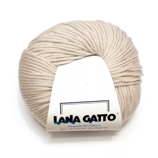 Пряжа Lana Gatto Super Soft 12530 (светло-бежевый)