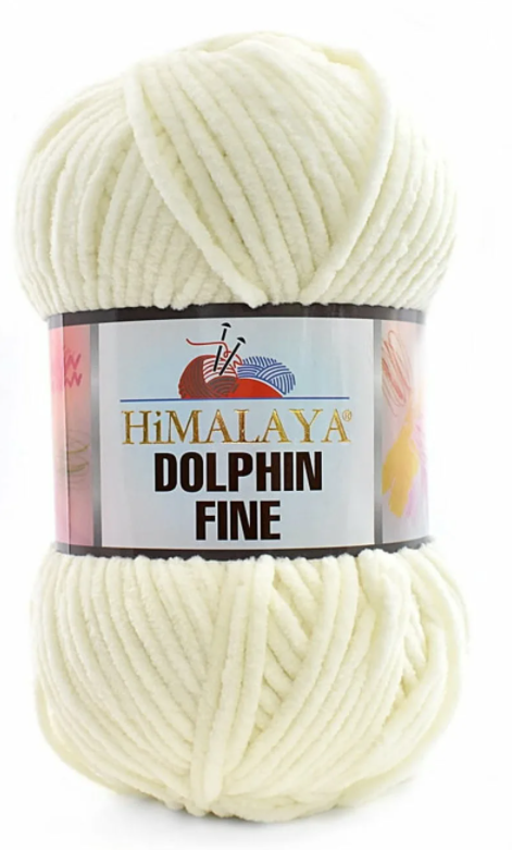 Пряжа Himalaya Dolphin Fine 80506 (молочный)