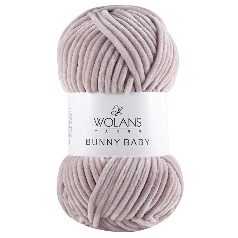 Пряжа Wolans Bunny baby 24 (жемчужный)