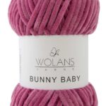 Пряжа Wolans Bunny baby 31 (пыльная роза)