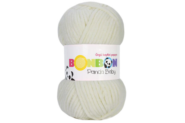 Пряжа BONBON Panda baby 3081 (белый)