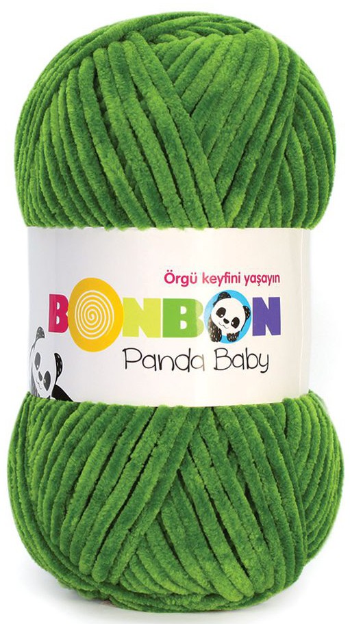 Пряжа BONBON Panda baby 3122 (зеленый)