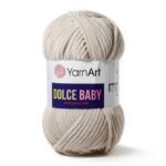 Пряжа YarnArt Dolce Baby 771 (слоновая кость)