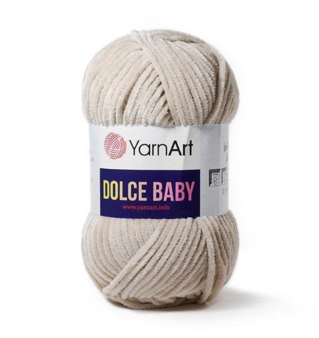 Пряжа YarnArt Dolce Baby 771 (слоновая кость)