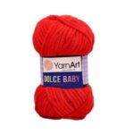 Пряжа YarnArt Dolce Baby 748 (алый)