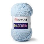 Пряжа YarnArt Dolce Baby 749 (светло-голубой)