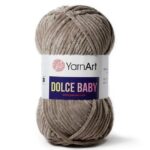 Пряжа YarnArt Dolce Baby 754 (темно-бежевый)