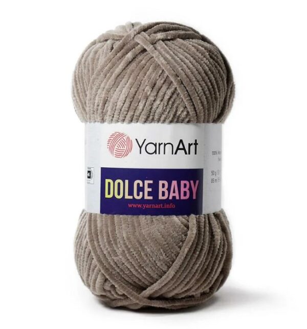 Пряжа YarnArt Dolce Baby 754 (темно-бежевый)