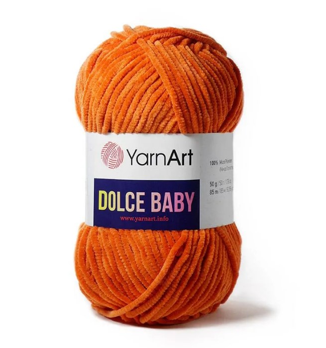 Пряжа YarnArt Dolce Baby 778 (рыжий)