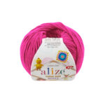 пряжа Alize Cotton Gold Hobby NEW 149 (ярко-розовый)