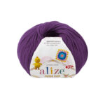 пряжа Alize Cotton Gold Hobby NEW 122 (фиолетовый)