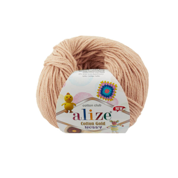 пряжа Alize Cotton Gold Hobby NEW 446 (пепельно-пудровый)