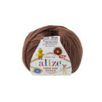 пряжа Alize Cotton Gold Hobby NEW 493 (шоколадный)