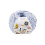 пряжа Alize Cotton Gold Hobby NEW 513 (нежно-голубой)