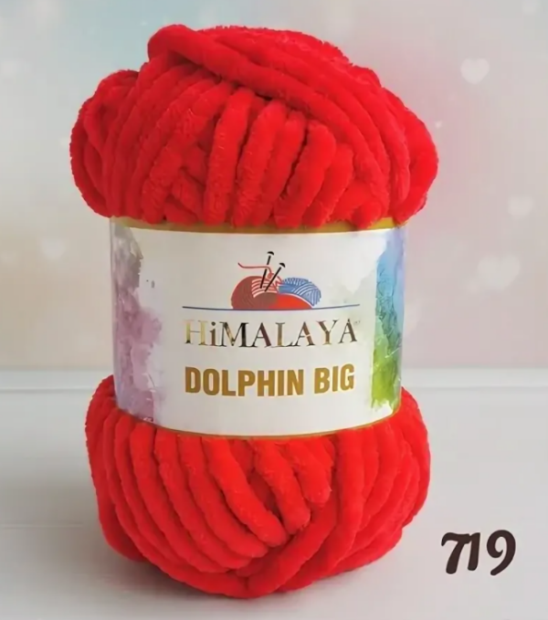 Пряжа Himalaya Dolphin Big 76719 (красный)