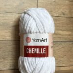 Пряжа YarnArt Chenille 541 (белый)