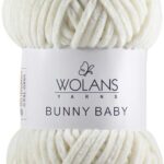 Пряжа Wolans Bunny baby 02 (молочный)