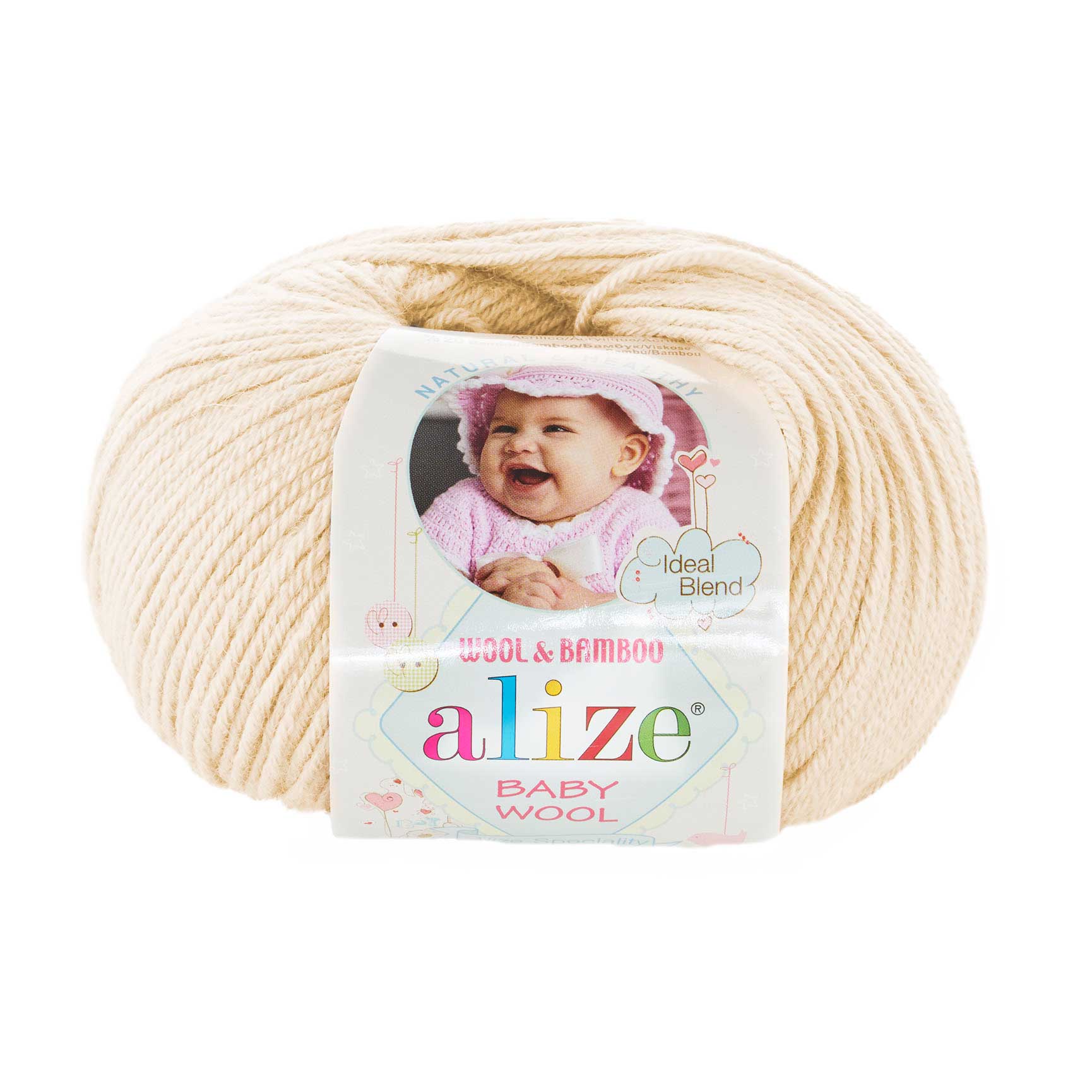 Пряжа Alize Baby Wool 491 (миндаль)