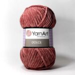 Пряжа Yarnart Dolce 751 (пыльная роза)