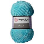 Пряжа Yarnart Dolce 770 (бирюзовый)