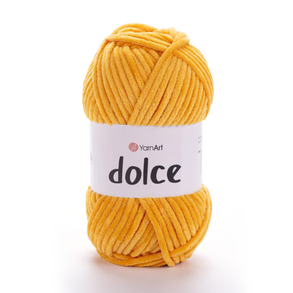 Пряжа Yarnart Dolce 853 (светло-оранжевый)